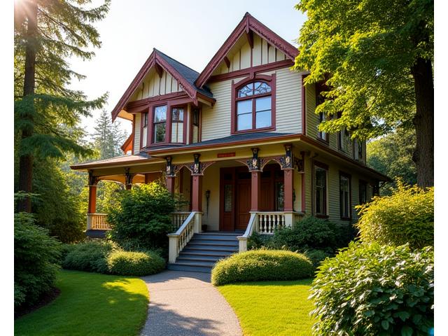 Charming historic boutique inn exterior in Victoria